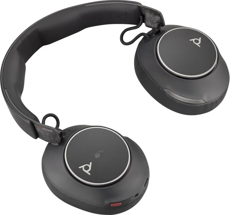 Słuchawki BT nauszne Poly Voyager Surround 80 UC Microsoft Teams Certified USB-C Headset + USB-C/A Adapter 8G7U0AA