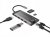NATEC MULTIPORT ADAPTER FOWLER PLUS USB-C-> USB 3.0 3X, HDMI 4K, USB-C PD, RJ45, MICRO SD NMP-1690