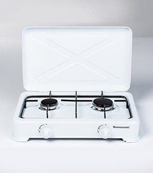 Kuchenka Ravanson K-02T (Płyta gazowa; 2 pola grzejne)