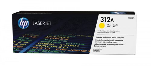 HP Wkład LaserJet 312A z żółtym tonerem