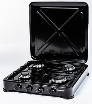 Kuchenka Ravanson K-04TB (Płyta gazowa; 4 pola grzejne)