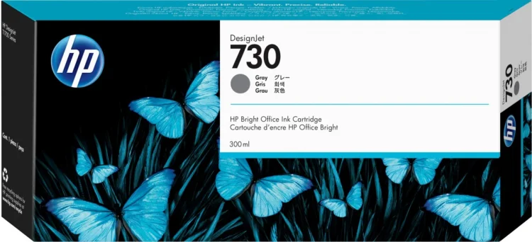 HP Wkład z atramentem szarym DesignJet 730 o pojemności 300 ml