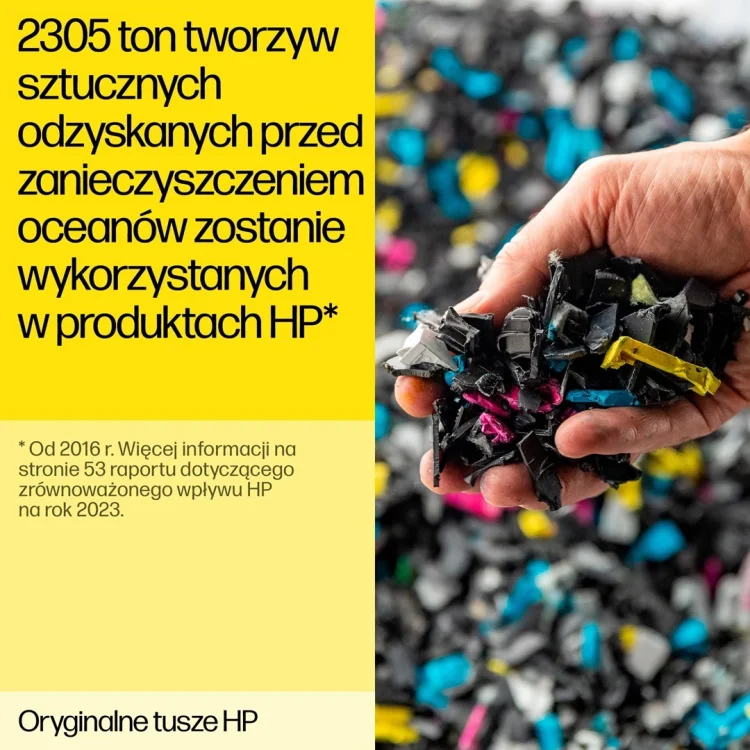 HP 62 oryginalny wkład atramentowy czarny