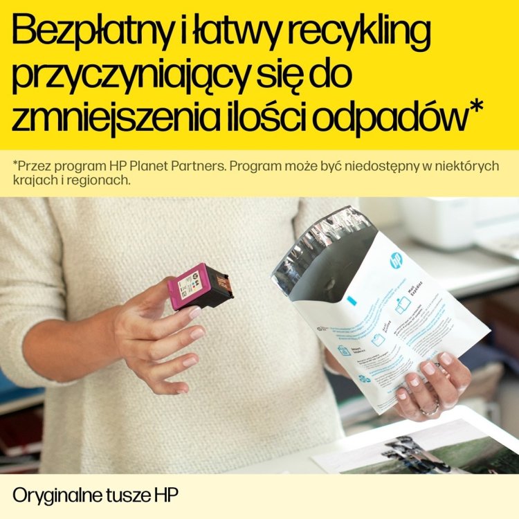 HP Oryginalny trójkolorowy wkład atramentowy 304XL
