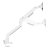 Neomounts DS70-250WH2 uchwyt / stojak do monitorów 81,3 cm (32") Biurko Biały