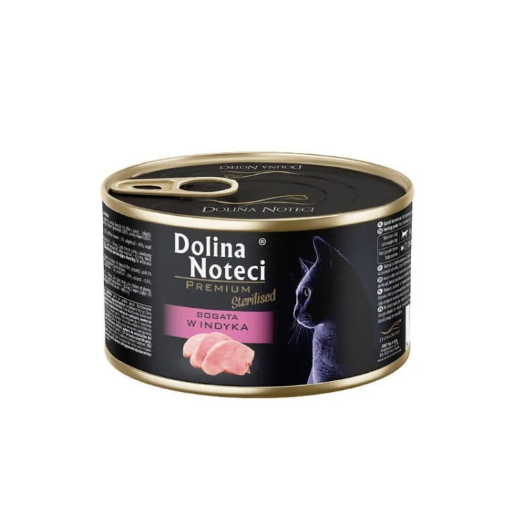 DNP dla kota sterilised bogata w indyka 185g