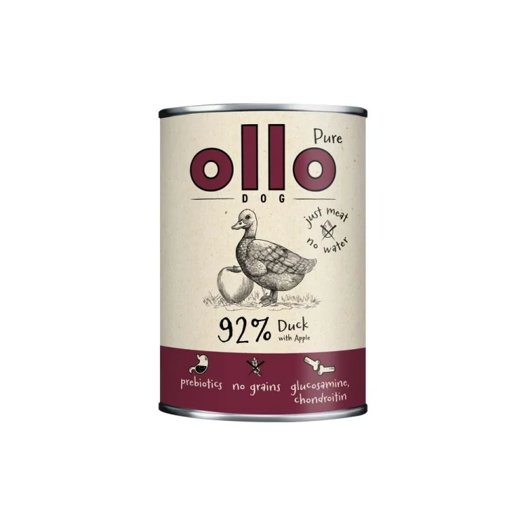 Ollo Pure Kaczka z Jabłkiem 400g
