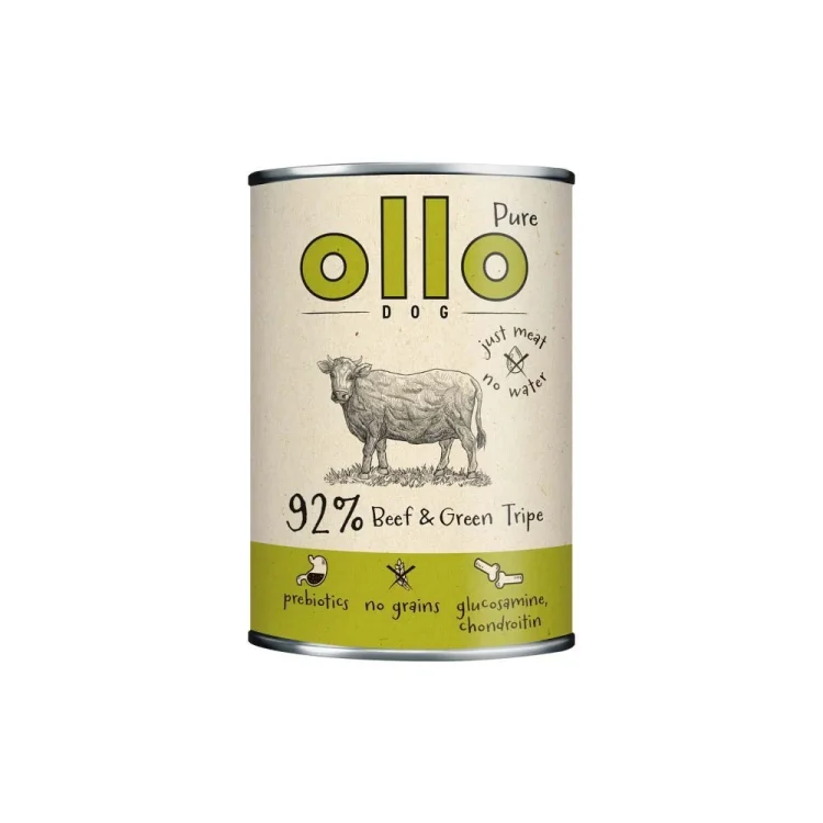 Ollo Pure Wołowina zielone Żwacze 850g