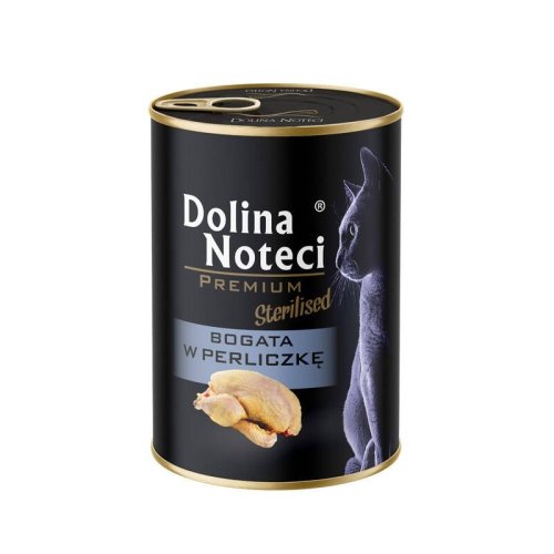 DNP sterilised dla kota bogata w perliczkę 400g