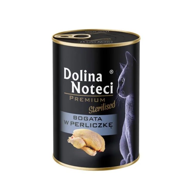 DNP sterilised dla kota bogata w perliczkę 400g