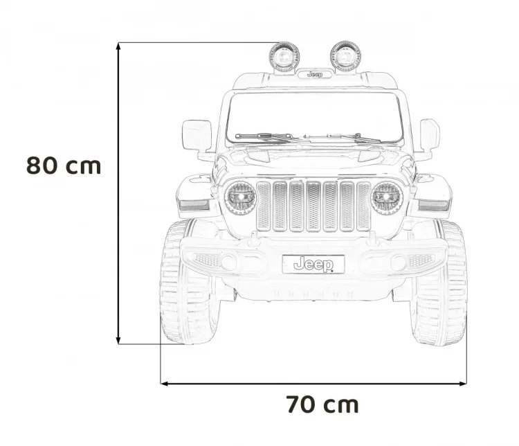 Pojazd Jeep Wrangler Rubicon Różowy