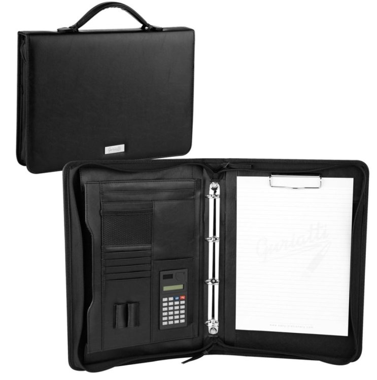 Teczka konferencyjna A4 z rączką Guriatti czarna