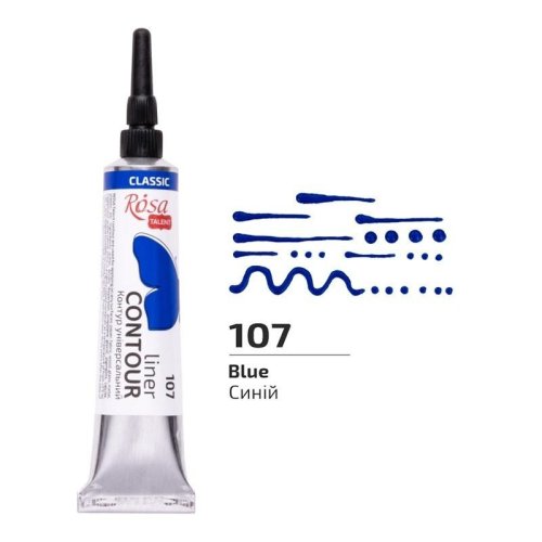 Farba aktylowa konturowa universal blue 20ml