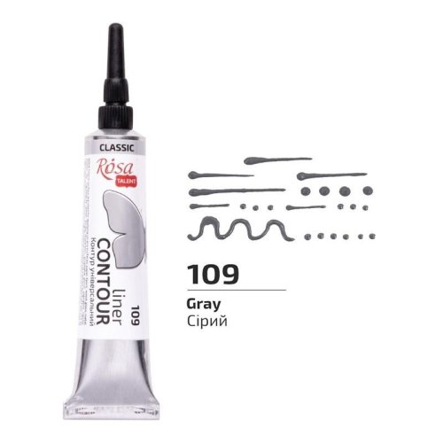 Farba aktylowa konturowa universal gray 20ml