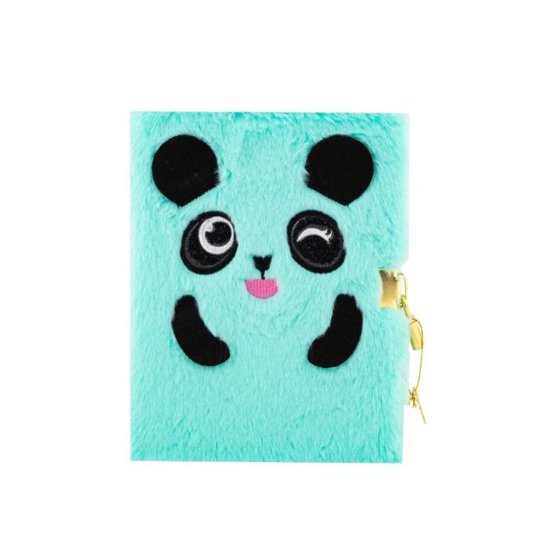 Pamiętnik z kłódką A5/96K Astrapap Minty Panda