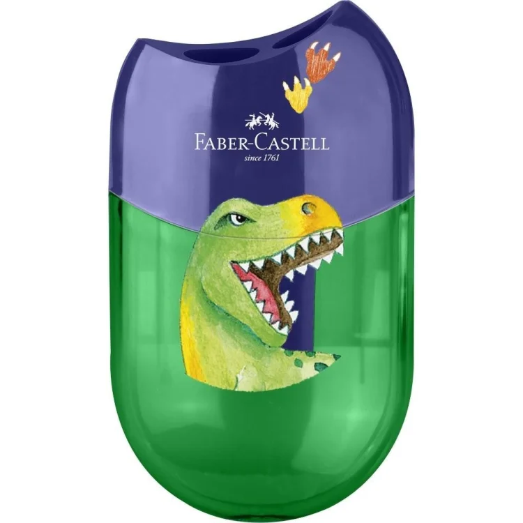 Temperówka podwójna owalna Dinozaur