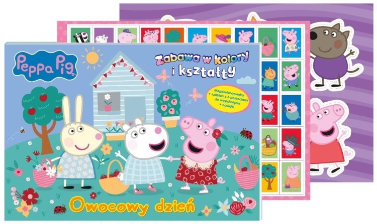 Peppa Pig Zabawa w kolory i kształty Owocowy dzień
