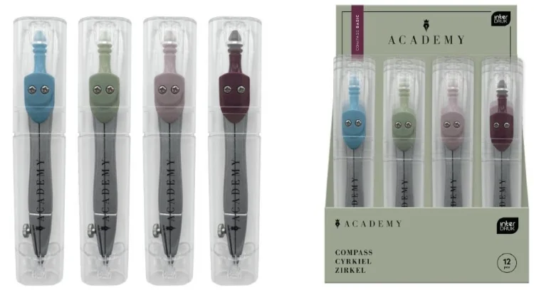 Cyrkiel w etui Basic Academy (12szt)