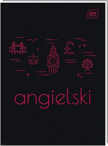 Brulion A5/80K kartka M 70g Angielski (5szt)