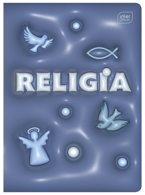 Zeszyt A5/60K kratka Religia Hybrid (10szt)