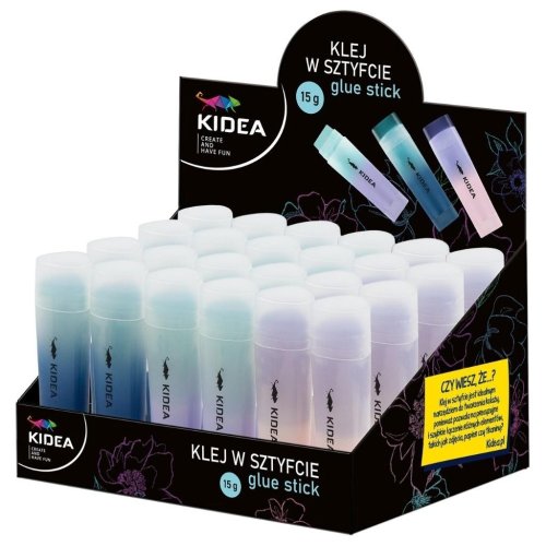 Klej w sztyfcie 15g (24szt) KIDEA