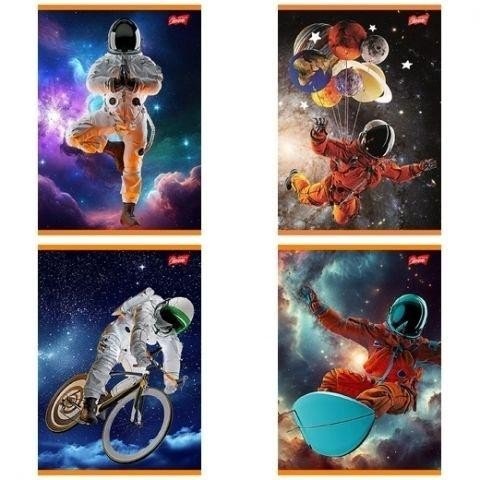 Zeszyt A5/32K kratka Spaceman (15szt)