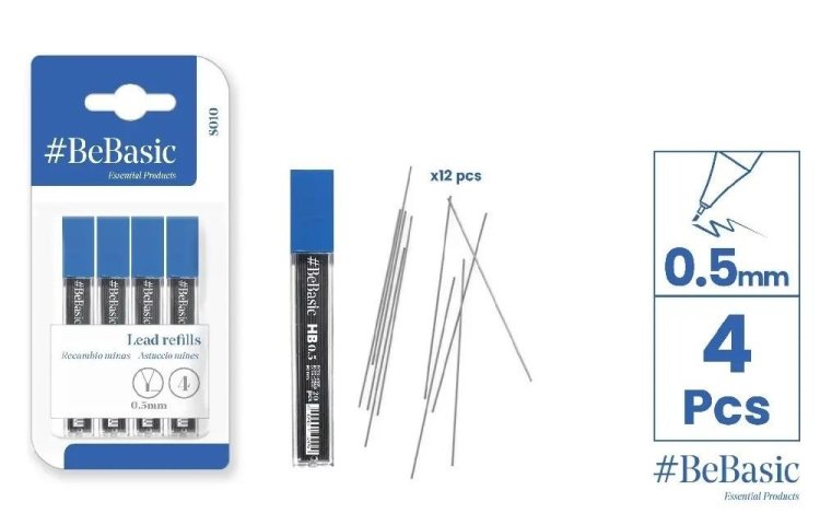Rysiki HB 0.5mm 12x4szt