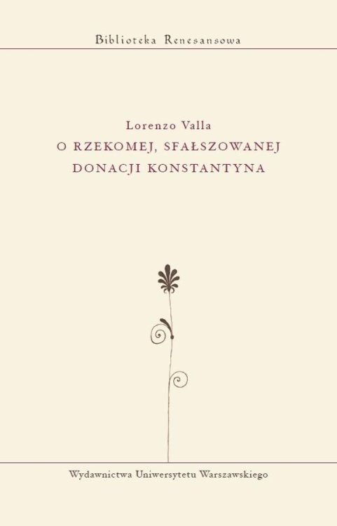 O rzekomej, sfałszowanej donacji Konstantyna