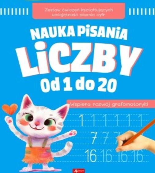 Nauka pisania. Liczby od 1 do 20