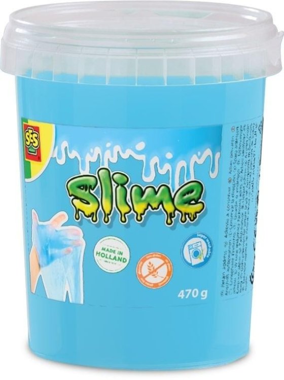 Slime niebieski brokat 470g