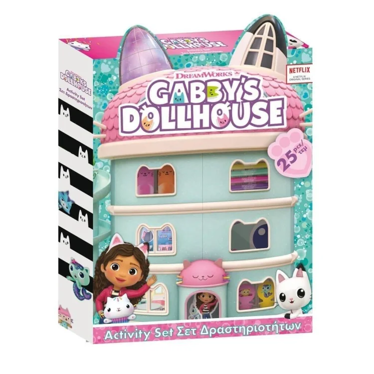 Domek z przyborami Koci Domek Gabi 25el