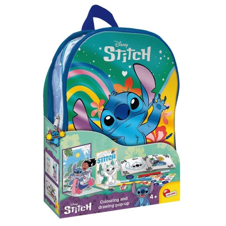 Stitch szkoła rysowania z plecakiem