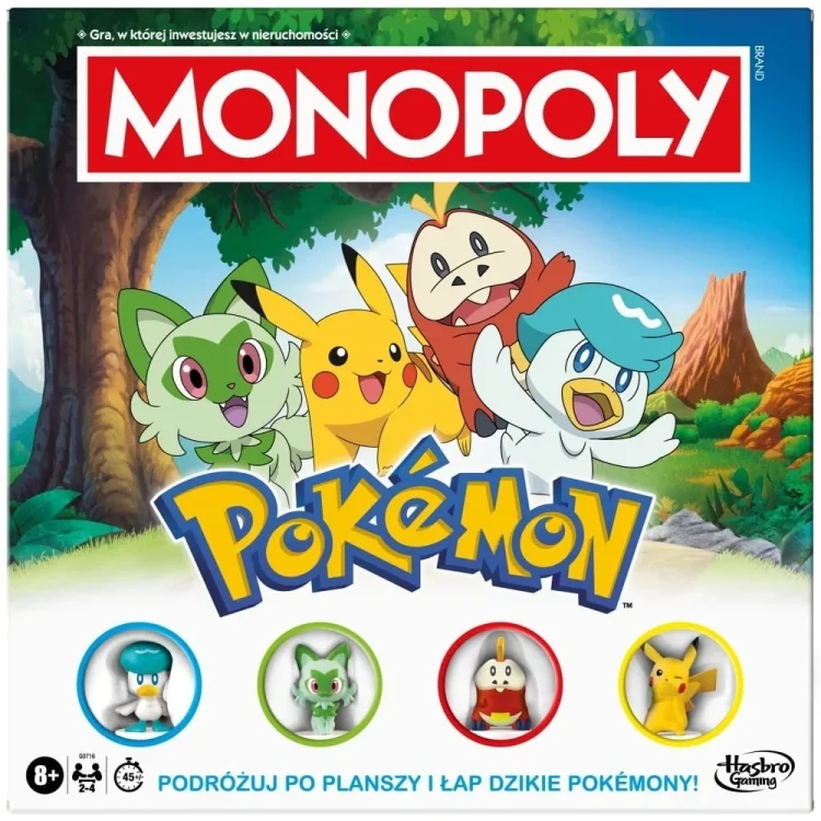 Gra planszowa Hasbro Monopoly Pokémon (edycja polska )