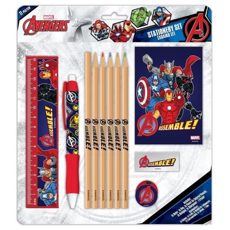 Przybory szkolne Avengers 11el