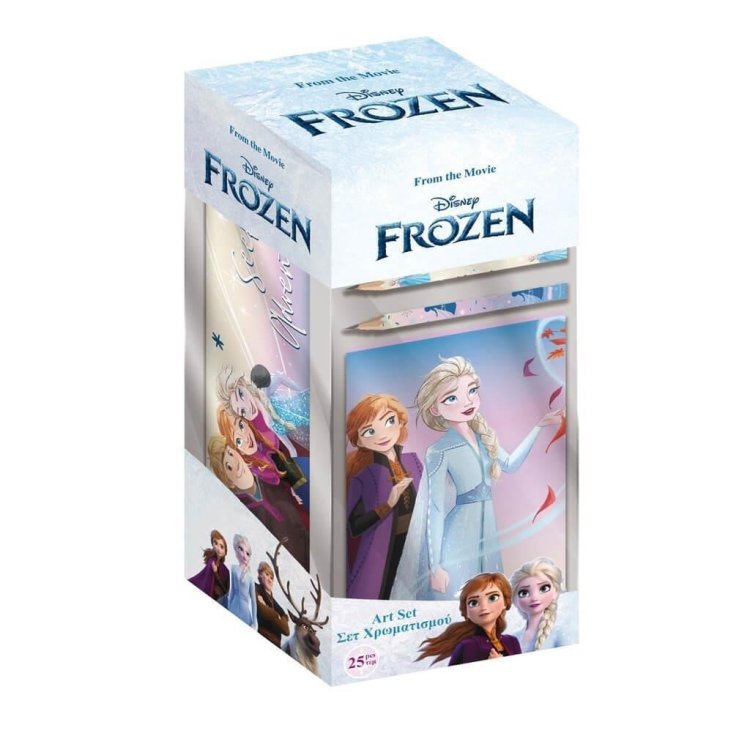Kolorowanka z piórnikiem Frozen