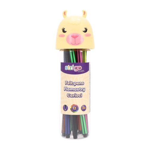 Flamastry Lama 12szt