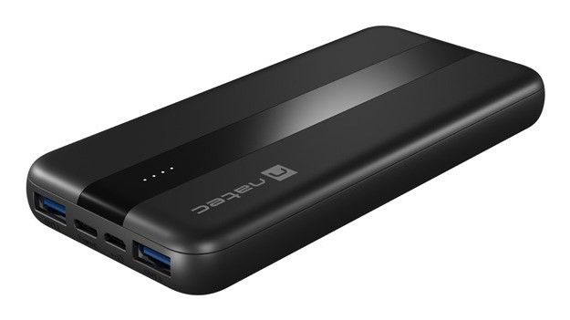 NATEC POWERBANK TREVI SLIM Q V2 10000MAH PD USB-C 20W + USB-A 18W + KABEL USB-C