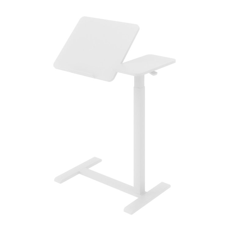 MACLEAN MOBILNE BIURKO/STAND NA LAPTOP, BIAŁE, REGULACJA WYSOKOŚCI 76-109CM, MAX. 30KG MC-120 W