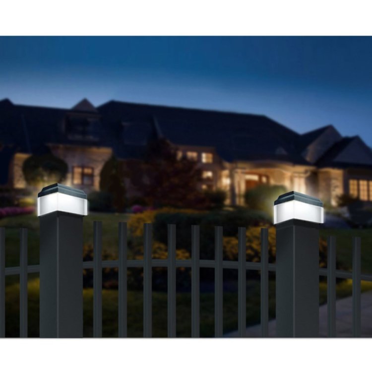 GREENBLUE LAMPA SOLARNA NA SŁUPEK 100*100 - DASZEK KOPERTOWY GB128