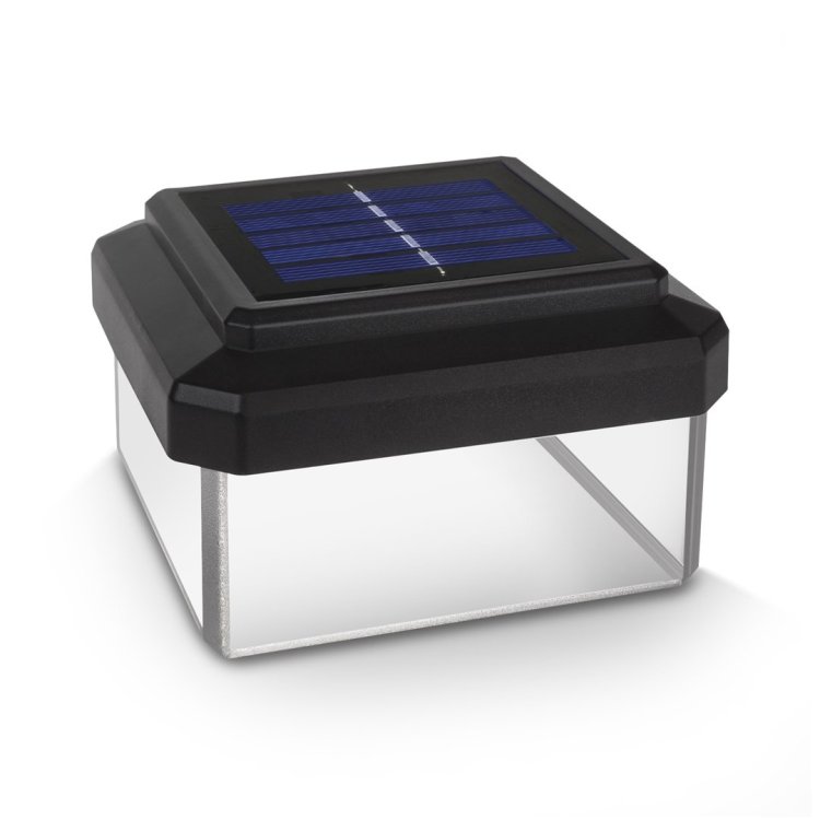 GREENBLUE LAMPA SOLARNA NA SŁUPEK 100*100 - DASZEK KOPERTOWY GB128