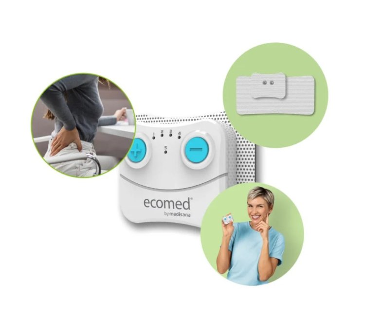 Bezprzewodowe urządzenie do terapii bólu TENS Ecomed by Medisana TT-10E