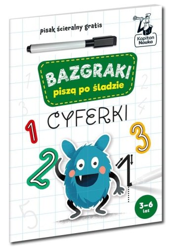 Kapitan Nauka. Bazgraki piszą po śladzie. Cyferki