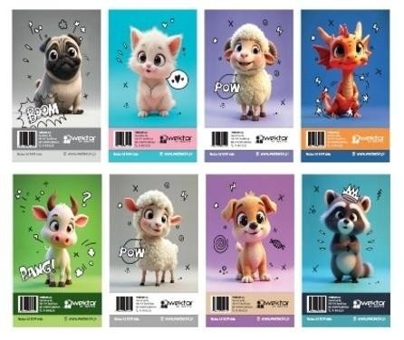 Notes A7/50 Kids (10szt)