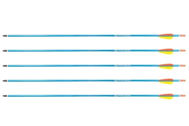 Strzały aluminiowe 30" BLUE Poe Lang - zestaw 5 szt