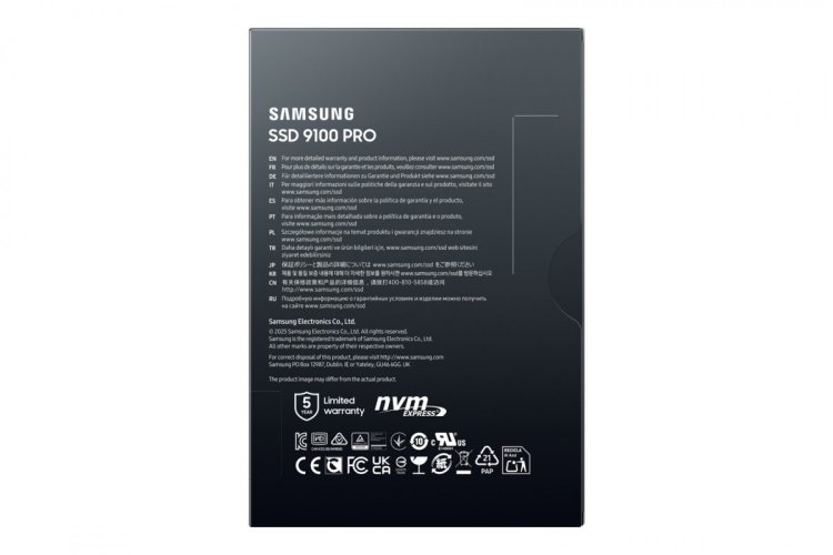 Dysk SSD Samsung 9100 PRO 2TB NVMe M.2 PCIe 5.0