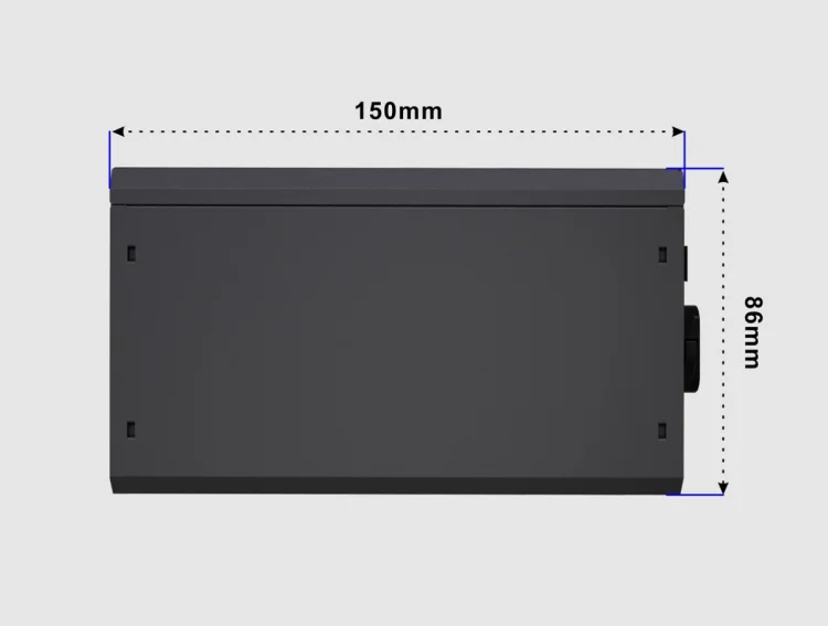 GEMBIRD ZASILACZ KOMPUTEROWY FORNAX POWER 650W 80+BRONZE ATX, 650W, AKTYWNE PFC, 12CM WENTYLATOR