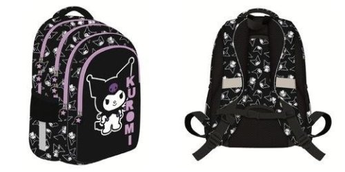 Plecak 4 komorowy Kuromi black