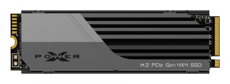 SSD Silicon Power XS75 1TB M.2 Gen4 NVMe 7000/6000 MB/s with Heatsink (SP01KGBP44XS75S5)