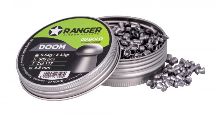 Śrut 4,5 mm RANGER Diabolo Professional Doom grzybek 500 szt. 0,54 g