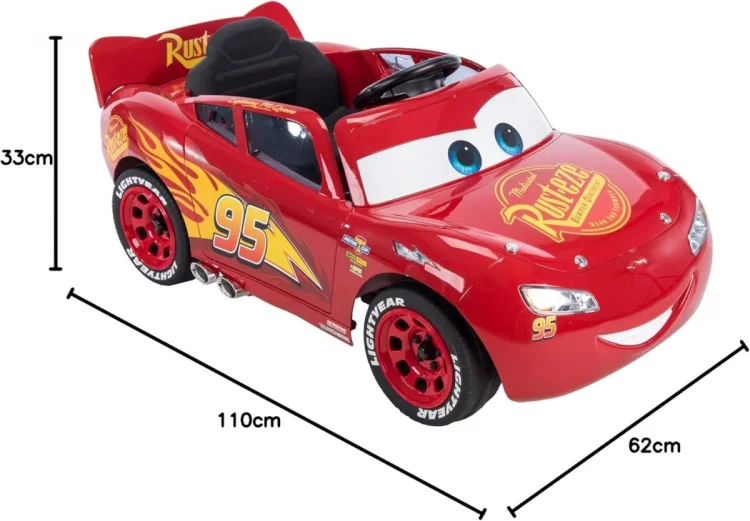 Jeździk elektryczny dla dzieci Auto Cars Lightning McQueen Huffy 17348W